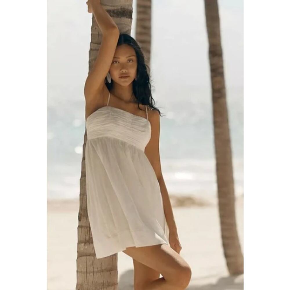 NWT Anthropologie Forever That Girl Airy Babydoll Mini Dress Size XS